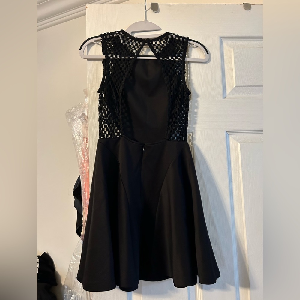 Backless skater dress